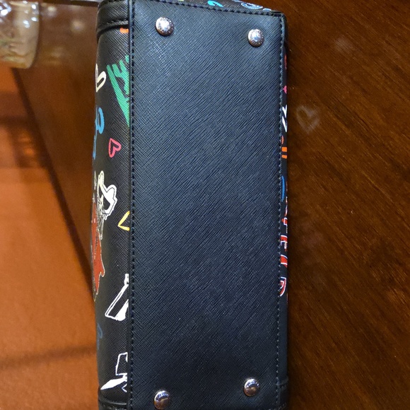 Karl Lagerfeld Black Multicolor Satchel - Picture 7 of 17